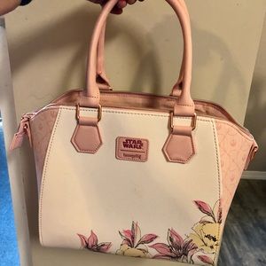 Loungefly Star Wars Princess Leia Floral Satchel Bag